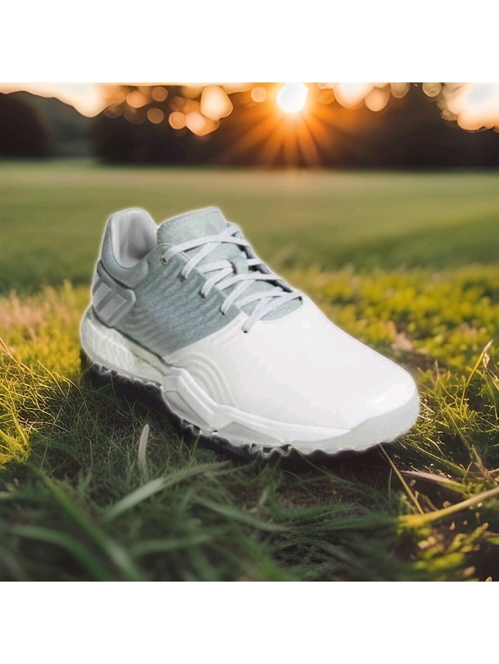 Adidas Adipower Boost 4orged Golf Shoes Cleats Men 13 48 White Waterproof DA9319